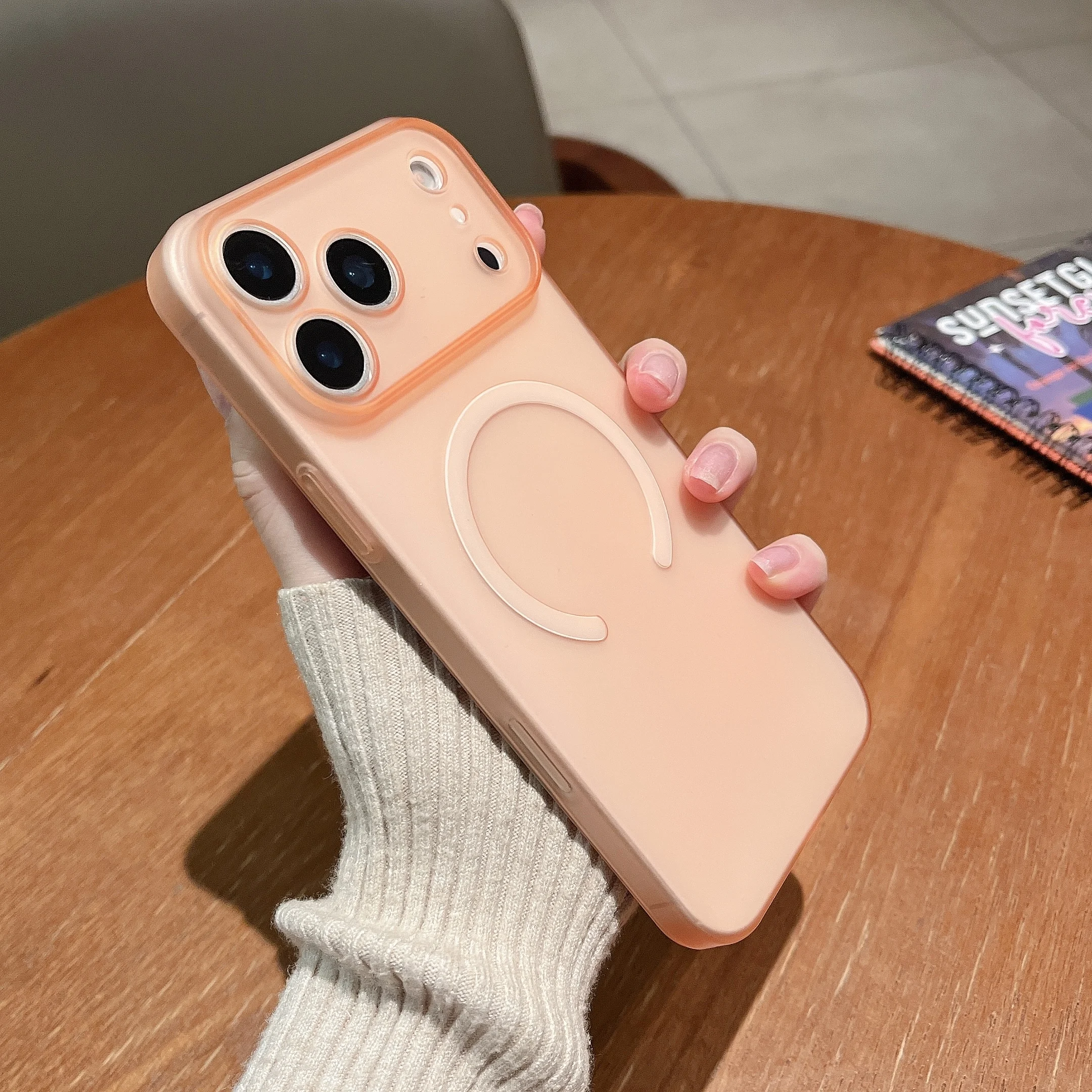 Luxury Ultra Thin Matte Translucent For Magsafe Case for iPhone 17 17Air 17Pro 17ProMax Magnetic Wireless Charge Hard PC Cover - Image 8