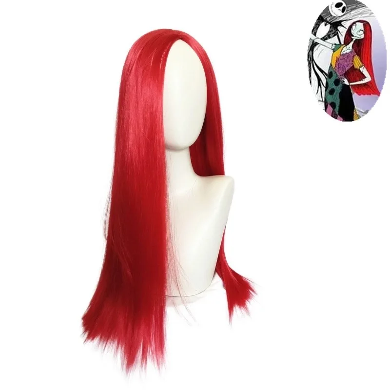 Girl Christmas Eve Scary Ruffle Dress Bow Suit Halloween Costume Girls Boys Sally Jack Cosplay Costume Tracksuit Party Outfits - Image 6