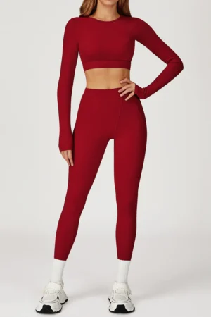 Best Yoga Clothing Gym Set Women Tracksuit Running Workout Sports Bra Athletic Wear- 2PCS