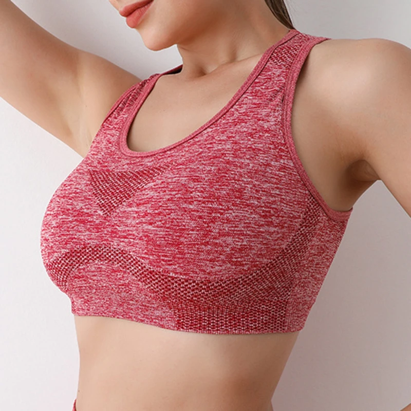 Women Sports Bras Yoga Top Vest High Shockproof Quick-drying Yoga Gym Running Fitness Underwear Ladies Seamless Sportswear - Image 32