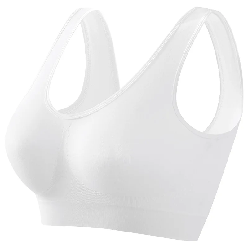 Women's S-5XL Seamless Bra Push-Up Sports Bra Non-wire Crop Tops Solid Color Sexy Lingerie No Pads Breathable Female Brassiere - Image 13