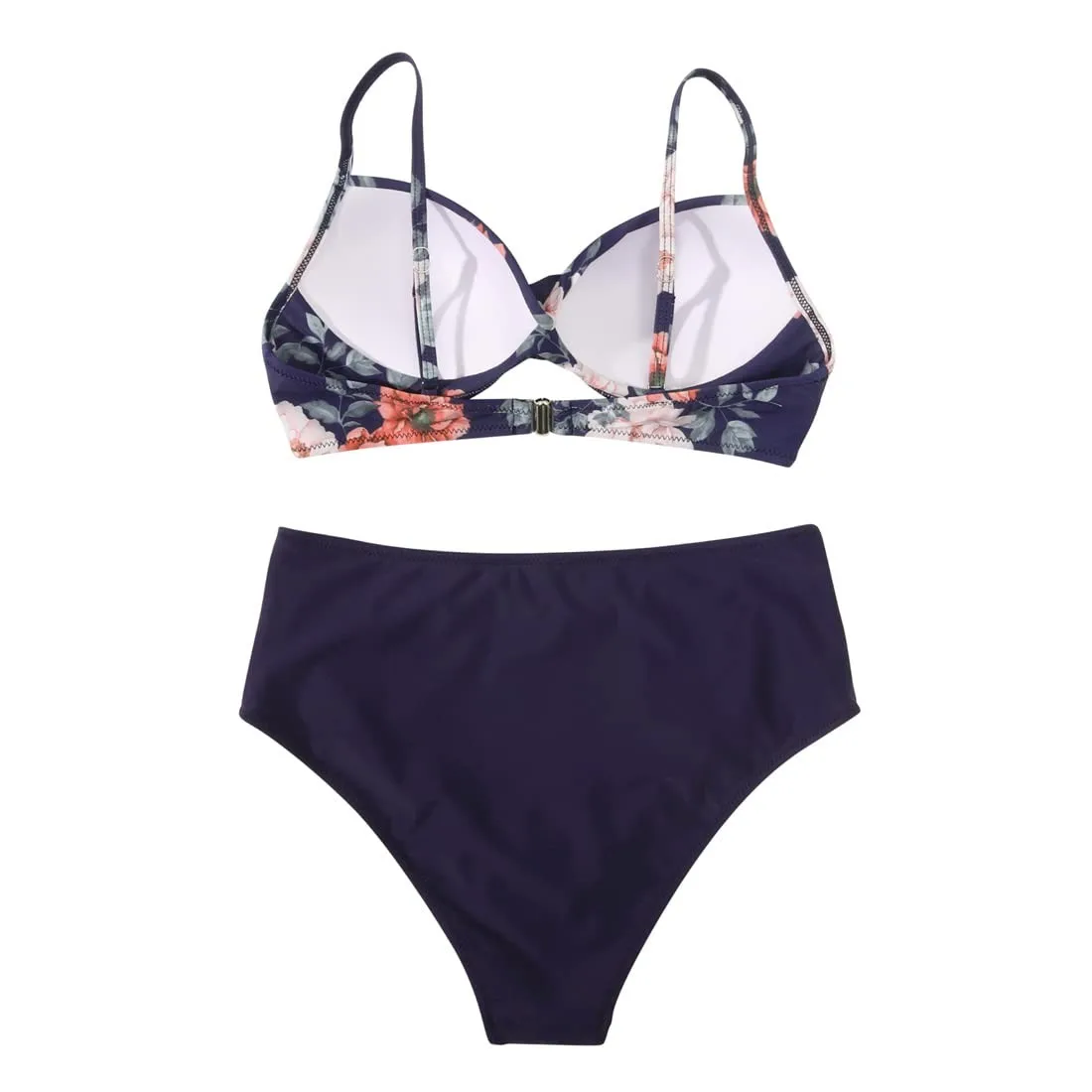 Sexy Based Print Split High Waist Bikini Swimsuit For Women 2 pcs - Image 18