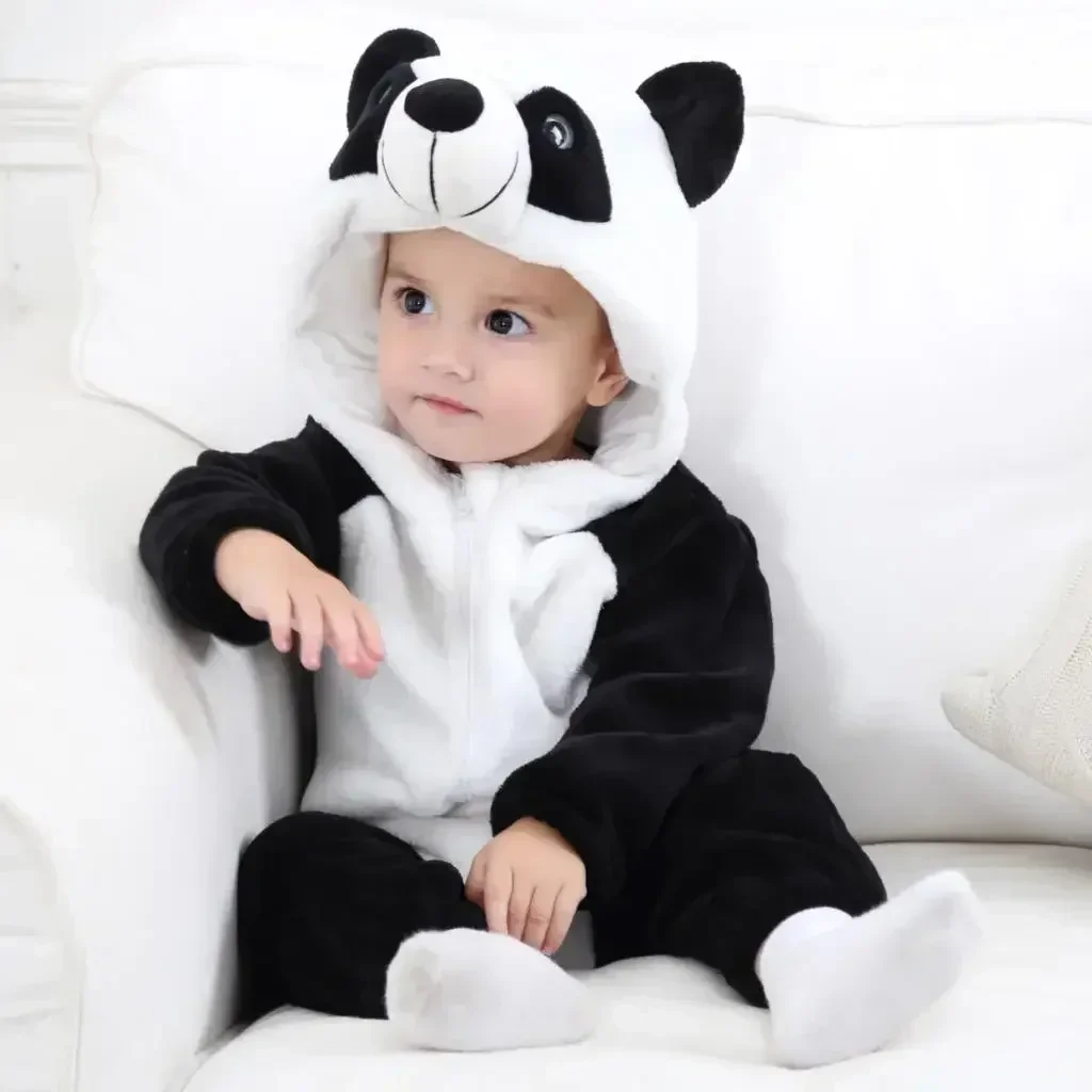 Baby Rompers Winter Kigurumi Lion Costume For Girls Boys Toddler Animal Jumpsuit Infant Clothes Pyjamas Kids Overalls Ropa Bebes - Image 13