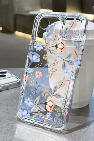 Flower Soft Clear iPhone Cases For 16 -7 cover