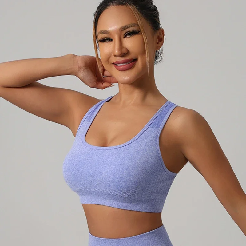 Women Padded Sports Bra High Waist Yoga Shorts Seamless Hip Lifting Gym Fitness Pants Workout Leggings Tights 2pcs Optional Set - Image 29