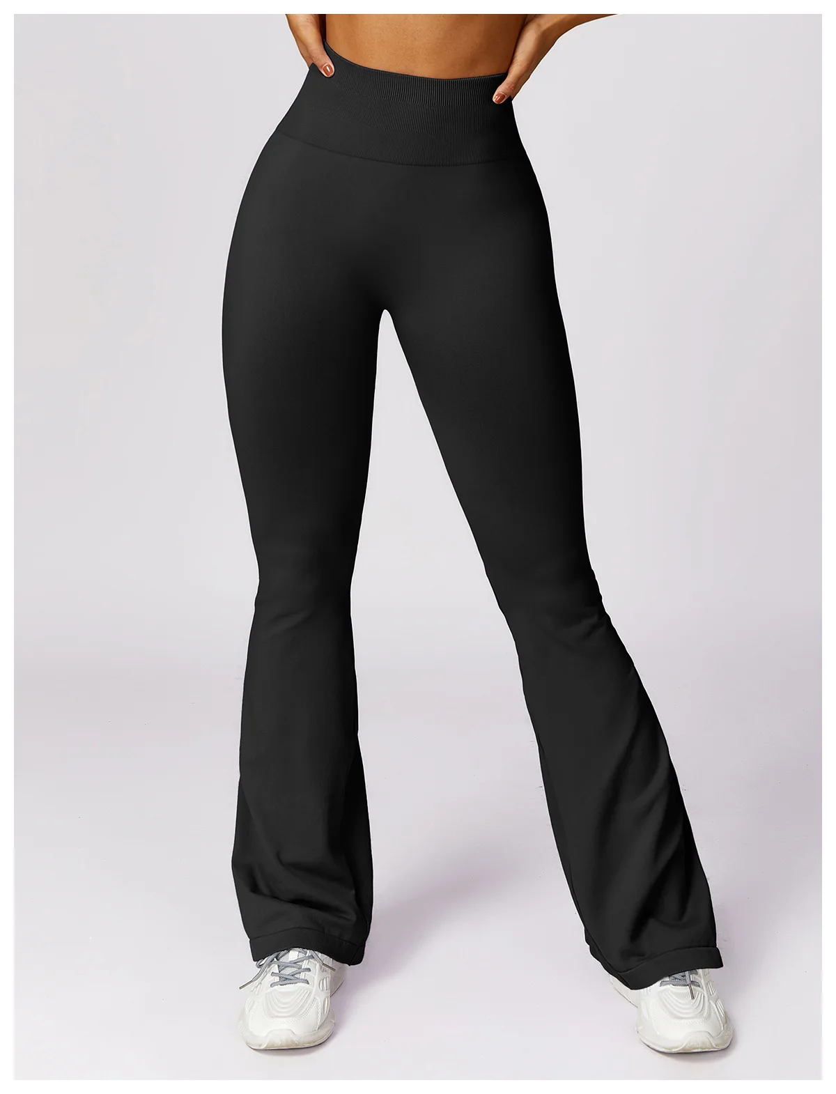 Seamless Flare Leggings Yoga Pants Women High Waist Wide Leg Pants Women Gym Workout Fitness Sports Flared Pant Dance Trousers - Image 38