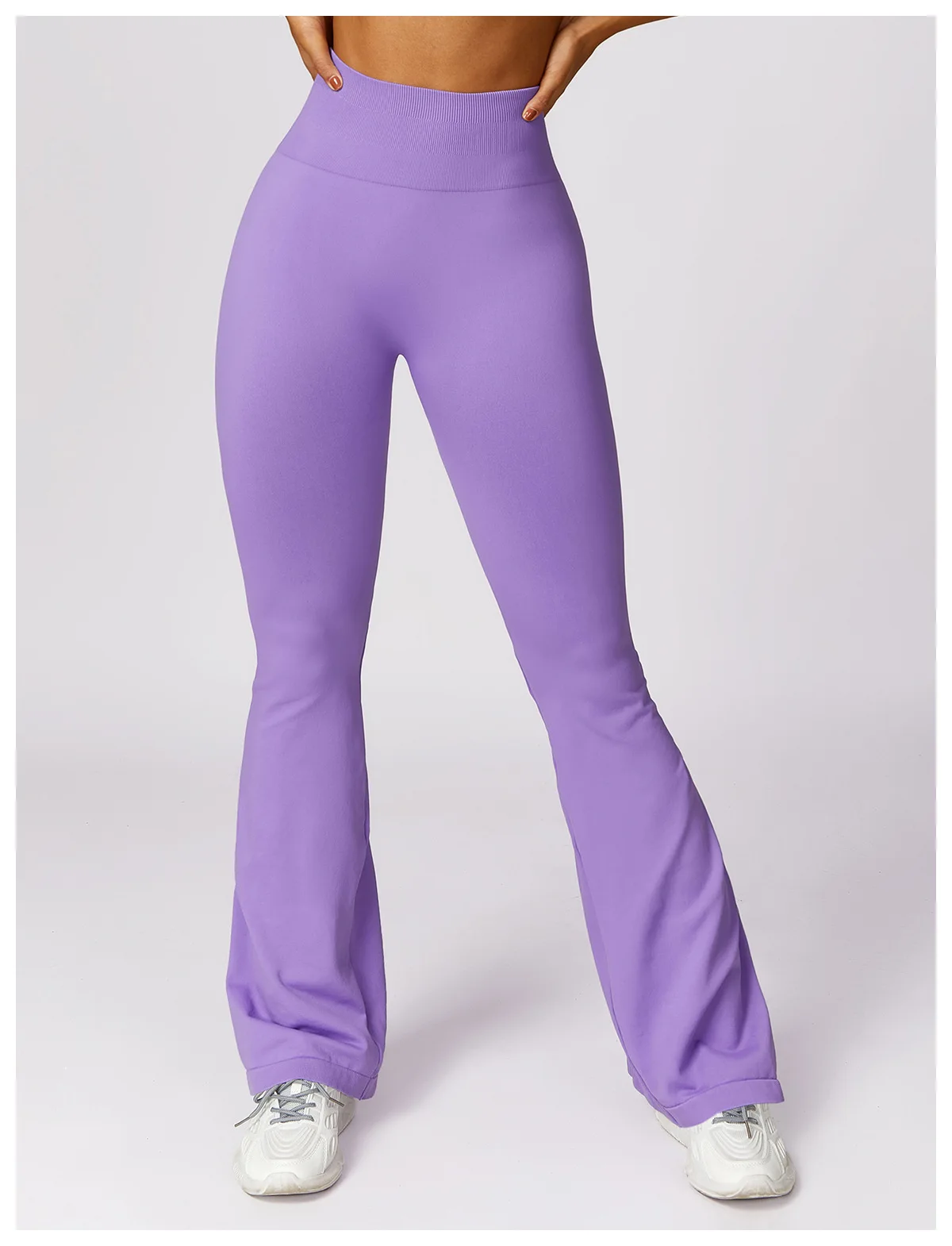 Seamless Flare Leggings Yoga Pants Women High Waist Wide Leg Pants Women Gym Workout Fitness Sports Flared Pant Dance Trousers - Image 14