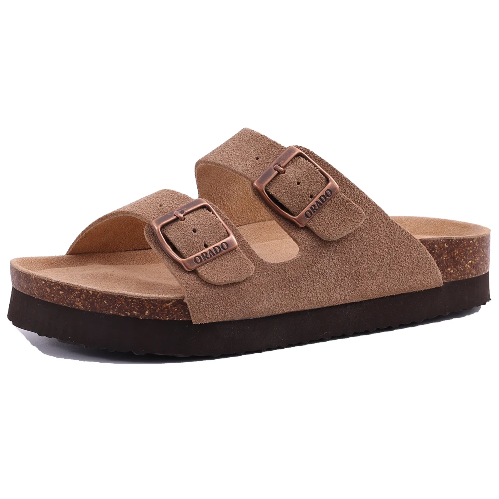 New Women Clogs For Women Fashion Cork Suede Mules Slipper Classic Cork Antislip For Outdoor Slippers With Arch Support - Image 20