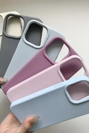 Shockproof Soft Silicone Case For iPhone 15 -6 Phone Cases Cover