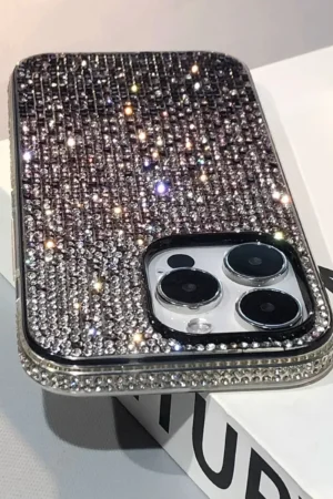 Luxury Case Full Shinny Diamond Bumper Frame Cover for iPhone 17 -11 Air Cases