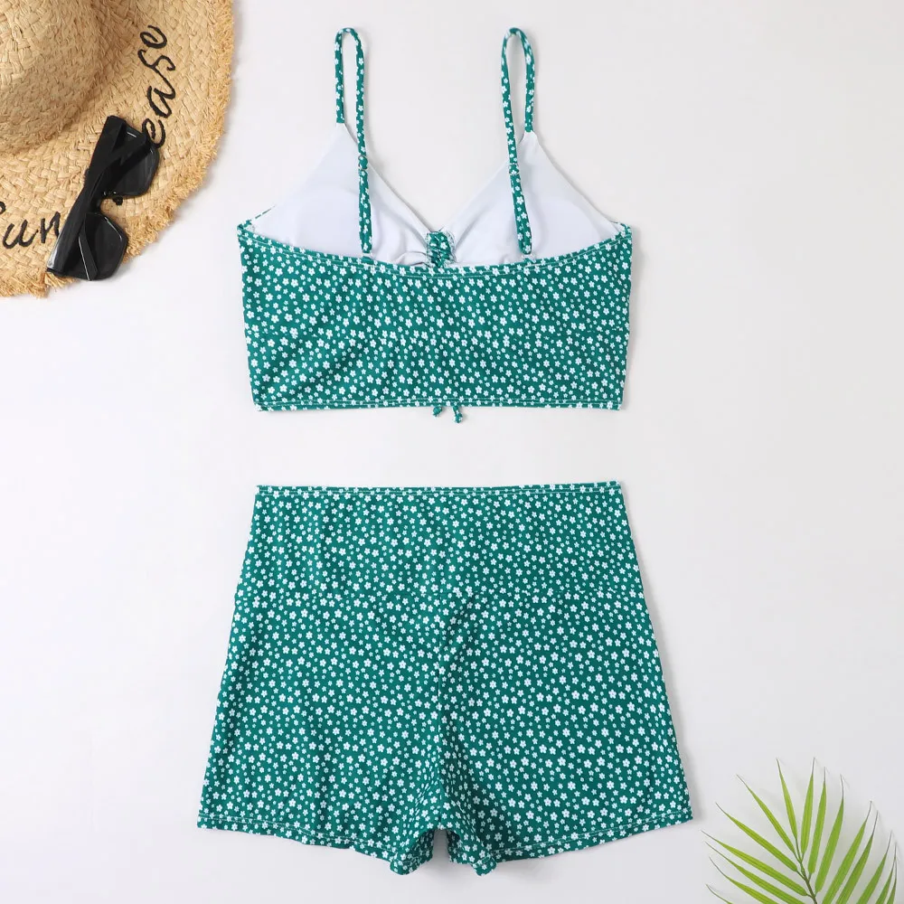 High Waist Bikini Swimsuit Women Push Up Bikini Floral Swimsuit - Image 5