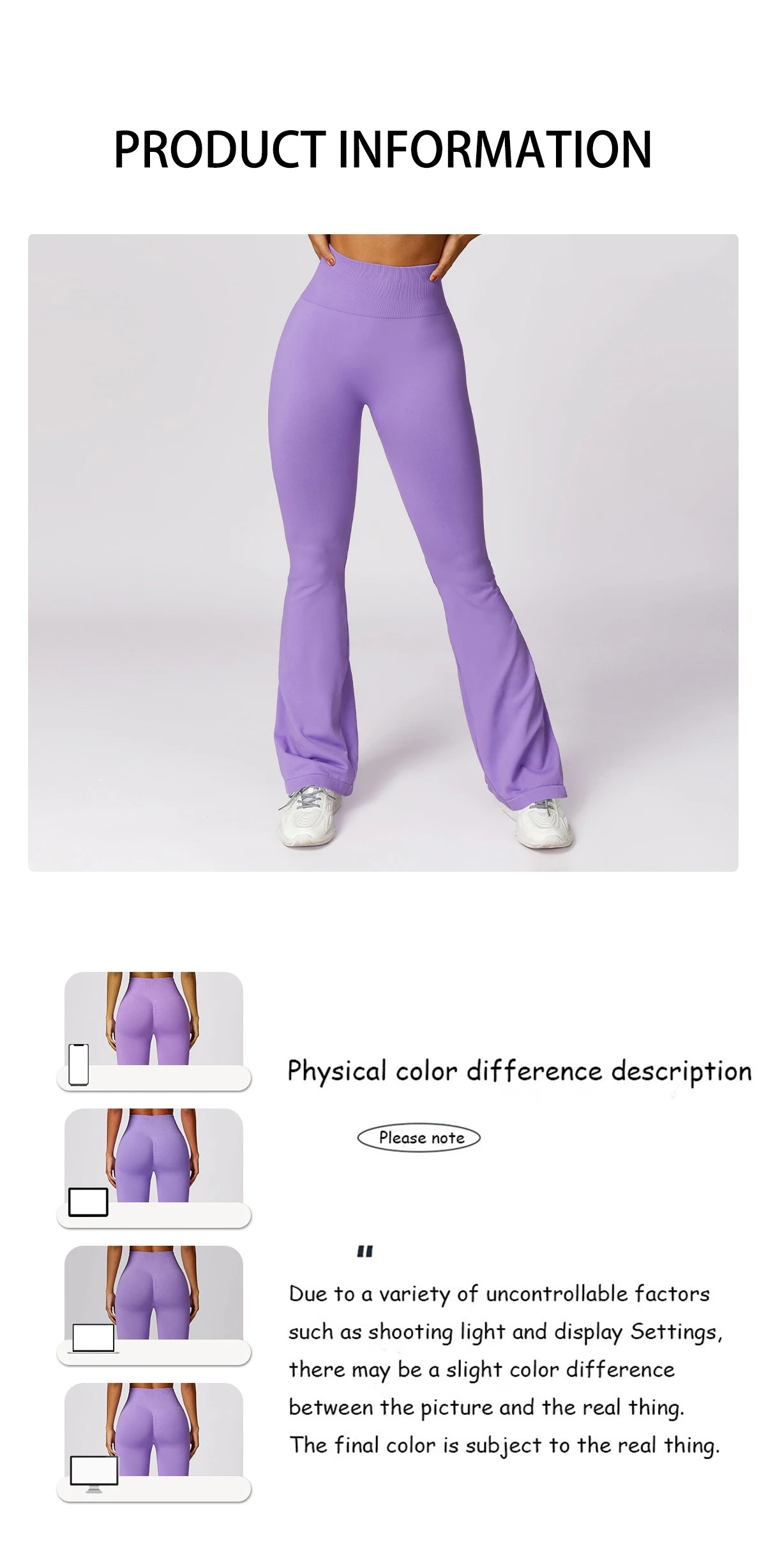 Seamless Flare Leggings Yoga Pants Women High Waist Wide Leg Pants Women Gym Workout Fitness Sports Flared Pant Dance Trousers - Image 11