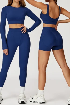 Women Tracksuit Sportswear Workout Clothes Athletic Wear Gym Legging Fitness Bra & Suits -2PCS