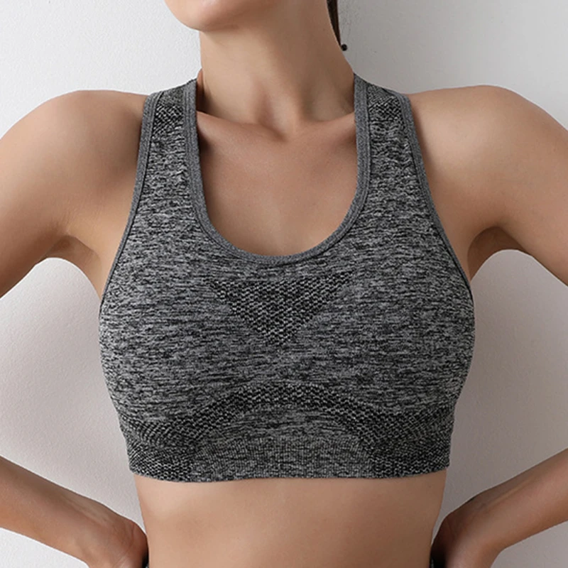 Women Sports Bras Yoga Top Vest High Shockproof Quick-drying Yoga Gym Running Fitness Underwear Ladies Seamless Sportswear - Image 28