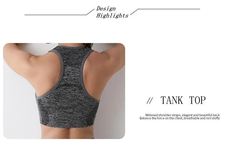 Women Sports Bras Yoga Top Vest High Shockproof Quick-drying Yoga Gym Running Fitness Underwear Ladies Seamless Sportswear - Image 15