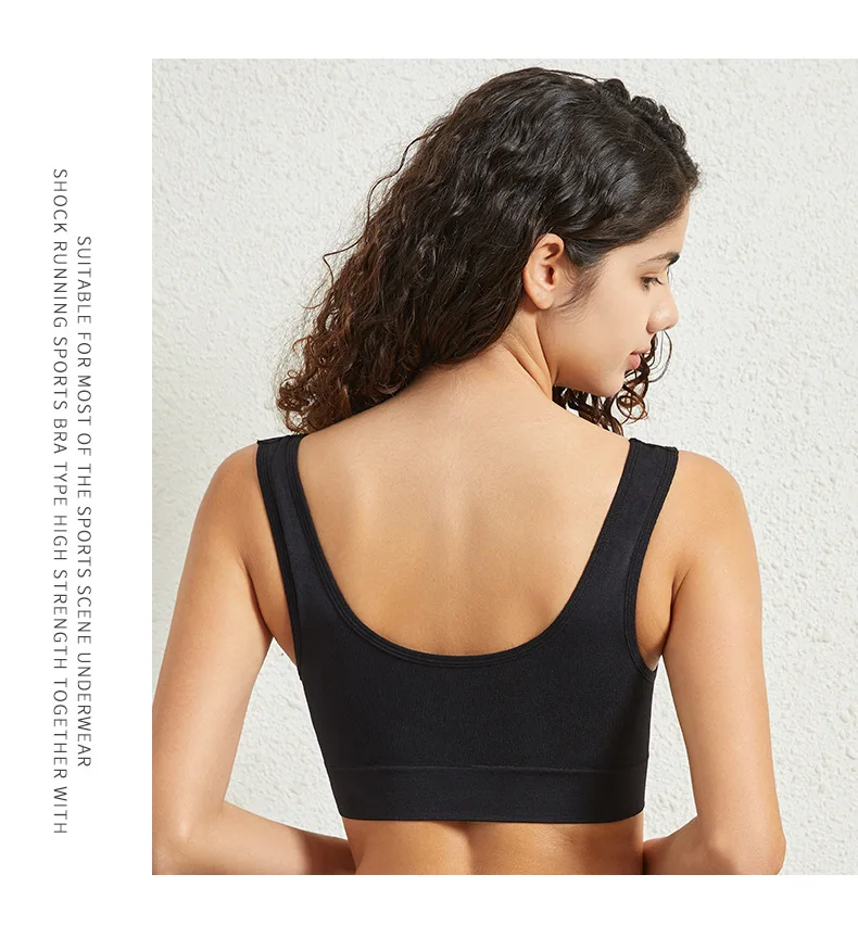 Women's S-5XL Seamless Bra Push-Up Sports Bra Non-wire Crop Tops Solid Color Sexy Lingerie No Pads Breathable Female Brassiere - Image 32