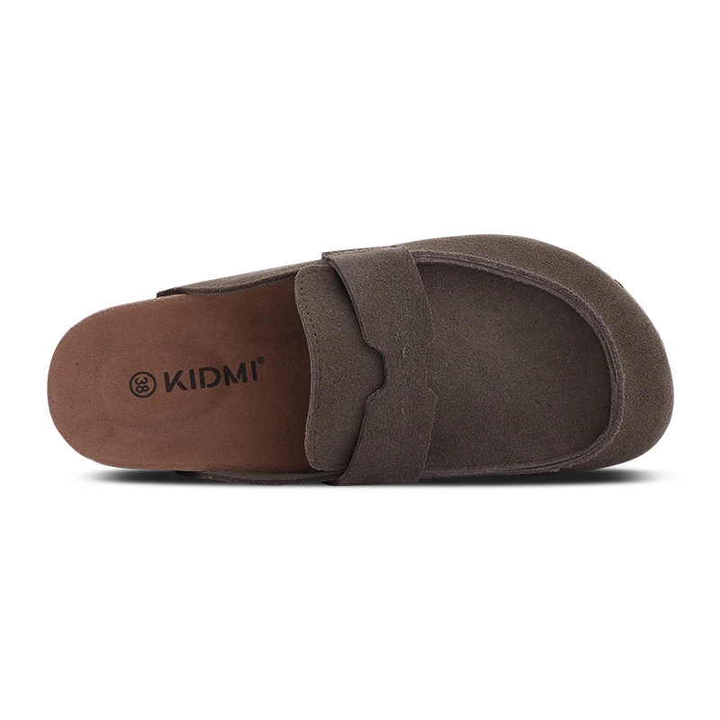 New Women Clogs For Women Fashion Cork Suede Mules Slipper Classic Cork Antislip For Outdoor Slippers With Arch Support - Image 33