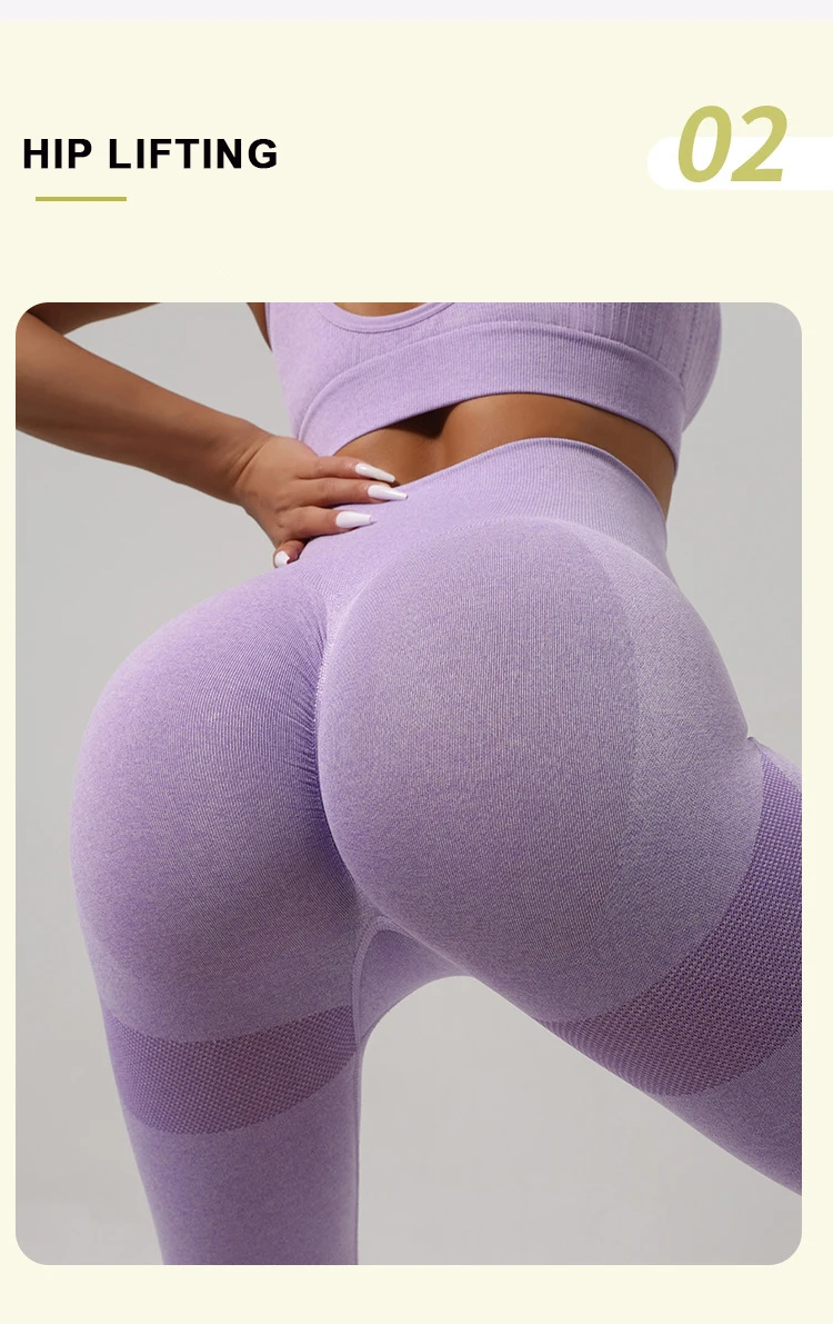 Women Padded Sports Bra High Waist Yoga Shorts Seamless Hip Lifting Gym Fitness Pants Workout Leggings Tights 2pcs Optional Set - Image 62