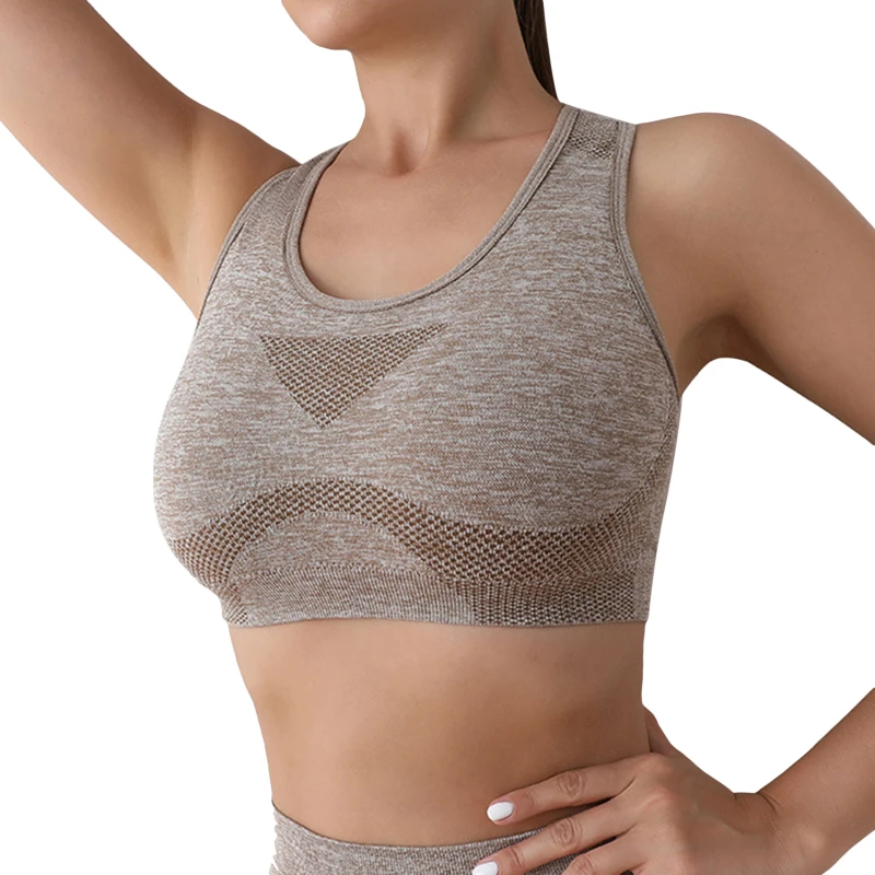 Women Sports Bras Yoga Top Vest High Shockproof Quick-drying Yoga Gym Running Fitness Underwear Ladies Seamless Sportswear - Image 7