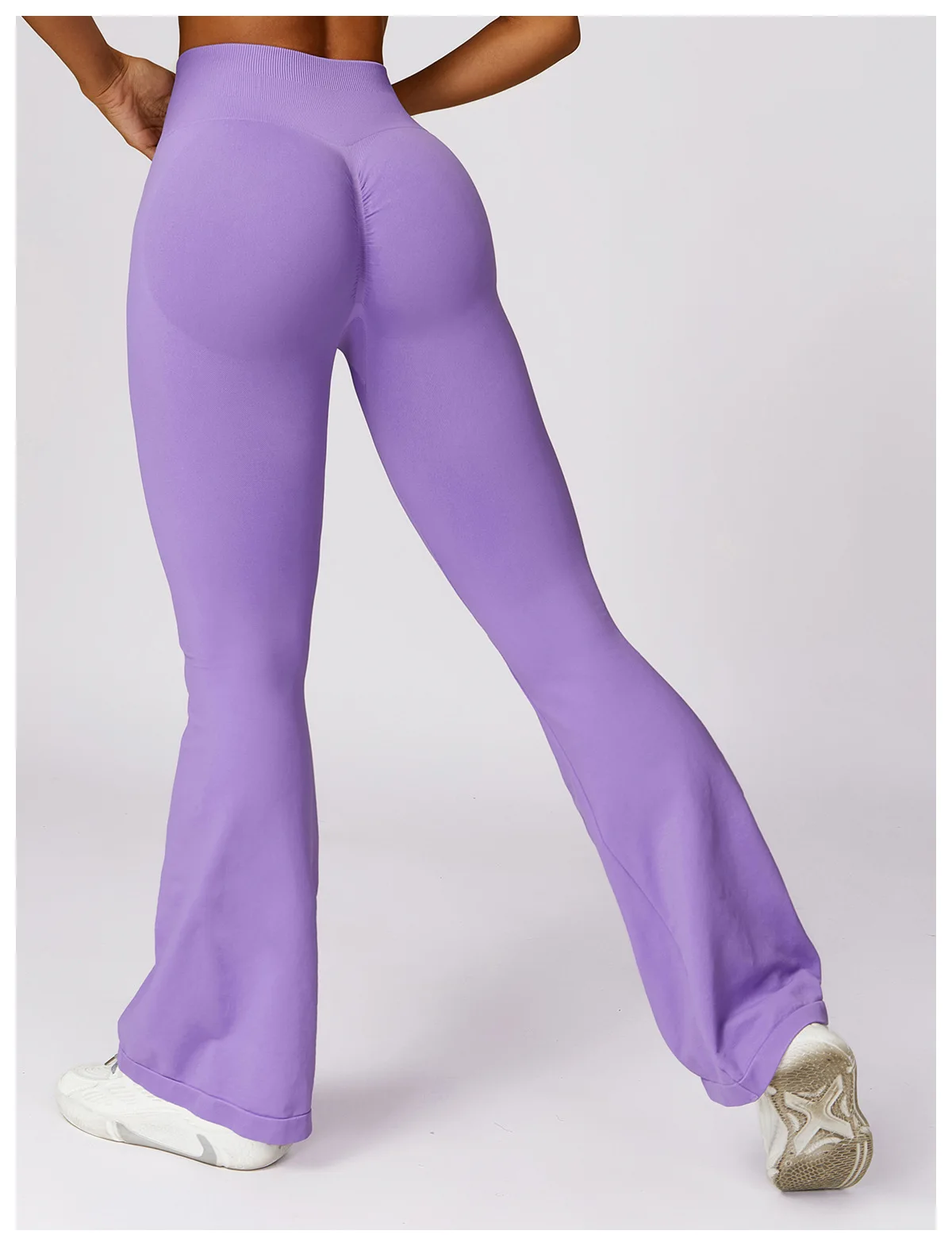 Seamless Flare Leggings Yoga Pants Women High Waist Wide Leg Pants Women Gym Workout Fitness Sports Flared Pant Dance Trousers - Image 16