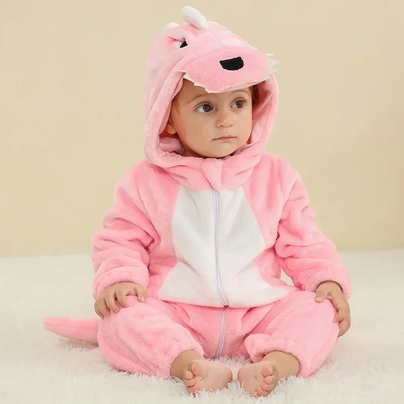 Baby Rompers Winter Kigurumi Lion Costume For Girls Boys Toddler Animal Jumpsuit Infant Clothes Pyjamas Kids Overalls Ropa Bebes - Image 30