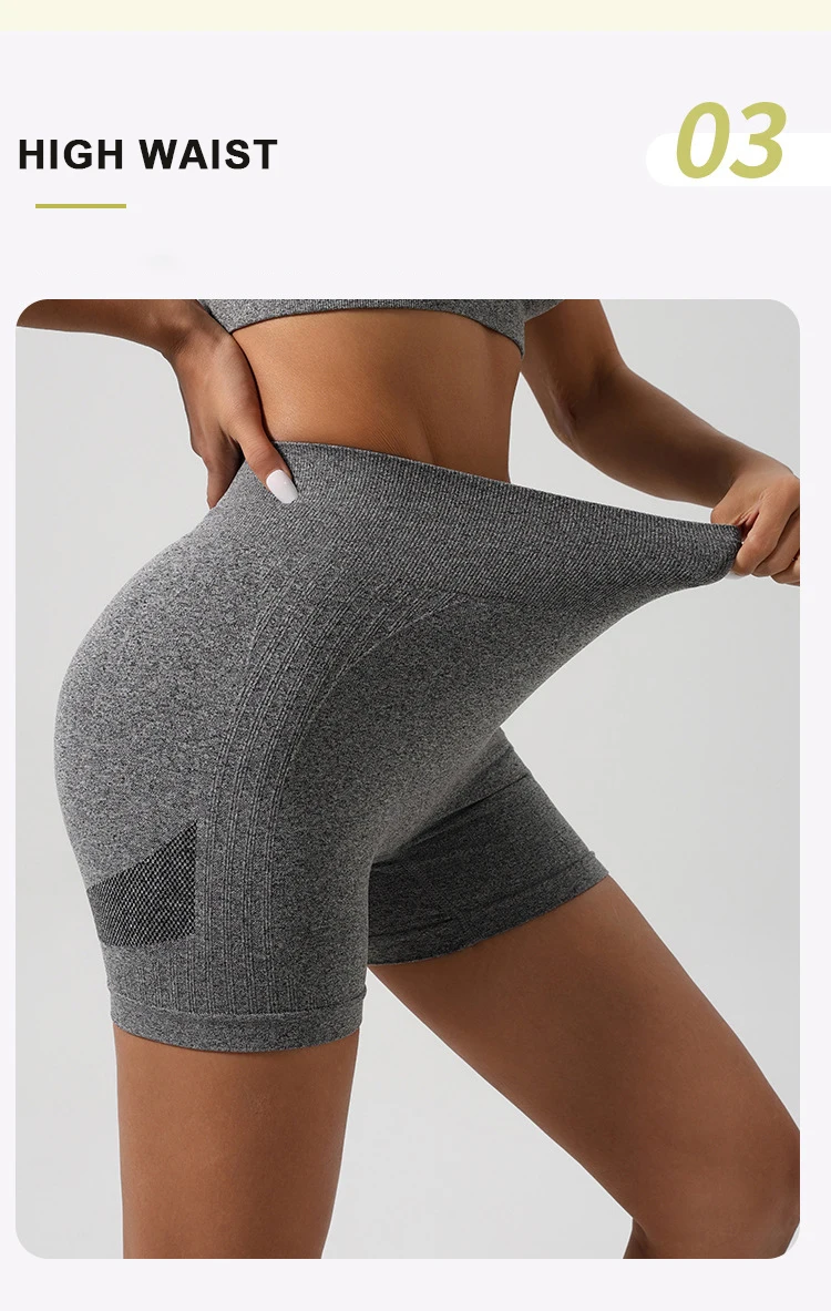 Women Padded Sports Bra High Waist Yoga Shorts Seamless Hip Lifting Gym Fitness Pants Workout Leggings Tights 2pcs Optional Set - Image 43