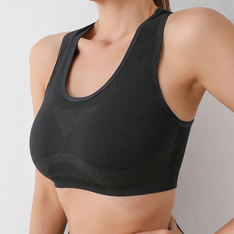 Women Sports Bras Yoga Top Vest High Shockproof Quick-drying Yoga Gym Running Fitness Underwear Ladies Seamless Sportswear - Image 21
