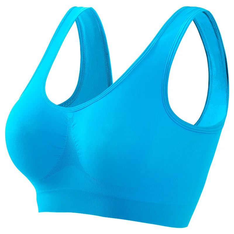 Women's S-5XL Seamless Bra Push-Up Sports Bra Non-wire Crop Tops Solid Color Sexy Lingerie No Pads Breathable Female Brassiere - Image 10