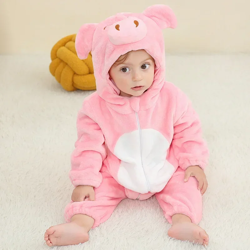 Baby Rompers Winter Kigurumi Lion Costume For Girls Boys Toddler Animal Jumpsuit Infant Clothes Pyjamas Kids Overalls Ropa Bebes - Image 43