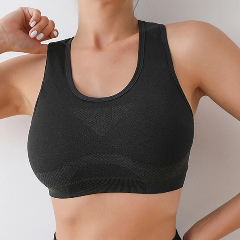 Women Sports Bras Yoga Top Vest High Shockproof Quick-drying Yoga Gym Running Fitness Underwear Ladies Seamless Sportswear - Image 23
