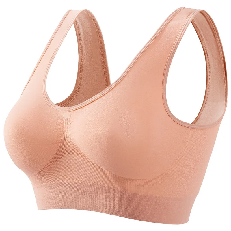 Women's S-5XL Seamless Bra Push-Up Sports Bra Non-wire Crop Tops Solid Color Sexy Lingerie No Pads Breathable Female Brassiere - Image 18