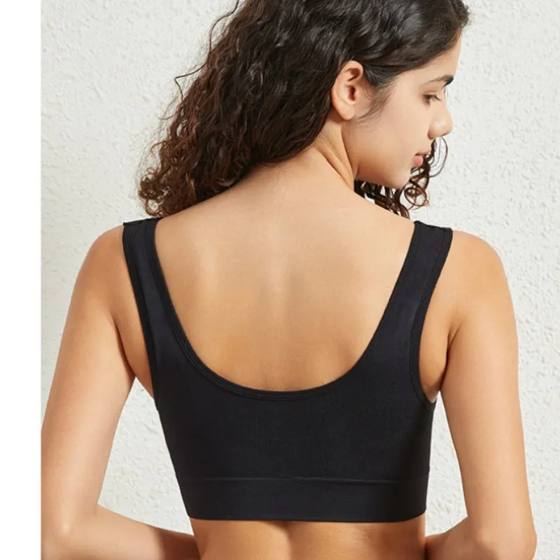 Women's S-5XL Seamless Bra Push-Up Sports Bra Non-wire Crop Tops Solid Color Sexy Lingerie No Pads Breathable Female Brassiere - Image 6