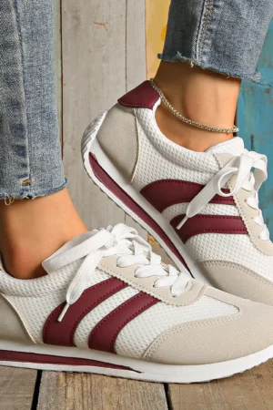 Women's Sneakers Casual Platform Female New Striped Casual Running Shoes Comfortable Vulcanized Shoes