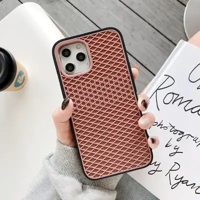 Case For iPhone 16 15 14 13 12 11 Pro Max XR XS X Waffle Shoe Sole Phone Case for iPhone 6 7 8Plus Silicone Back-Vans-case Cover - Image 7