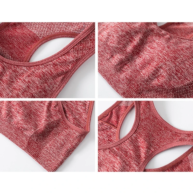 Women Sports Bras Yoga Top Vest High Shockproof Quick-drying Yoga Gym Running Fitness Underwear Ladies Seamless Sportswear - Image 19