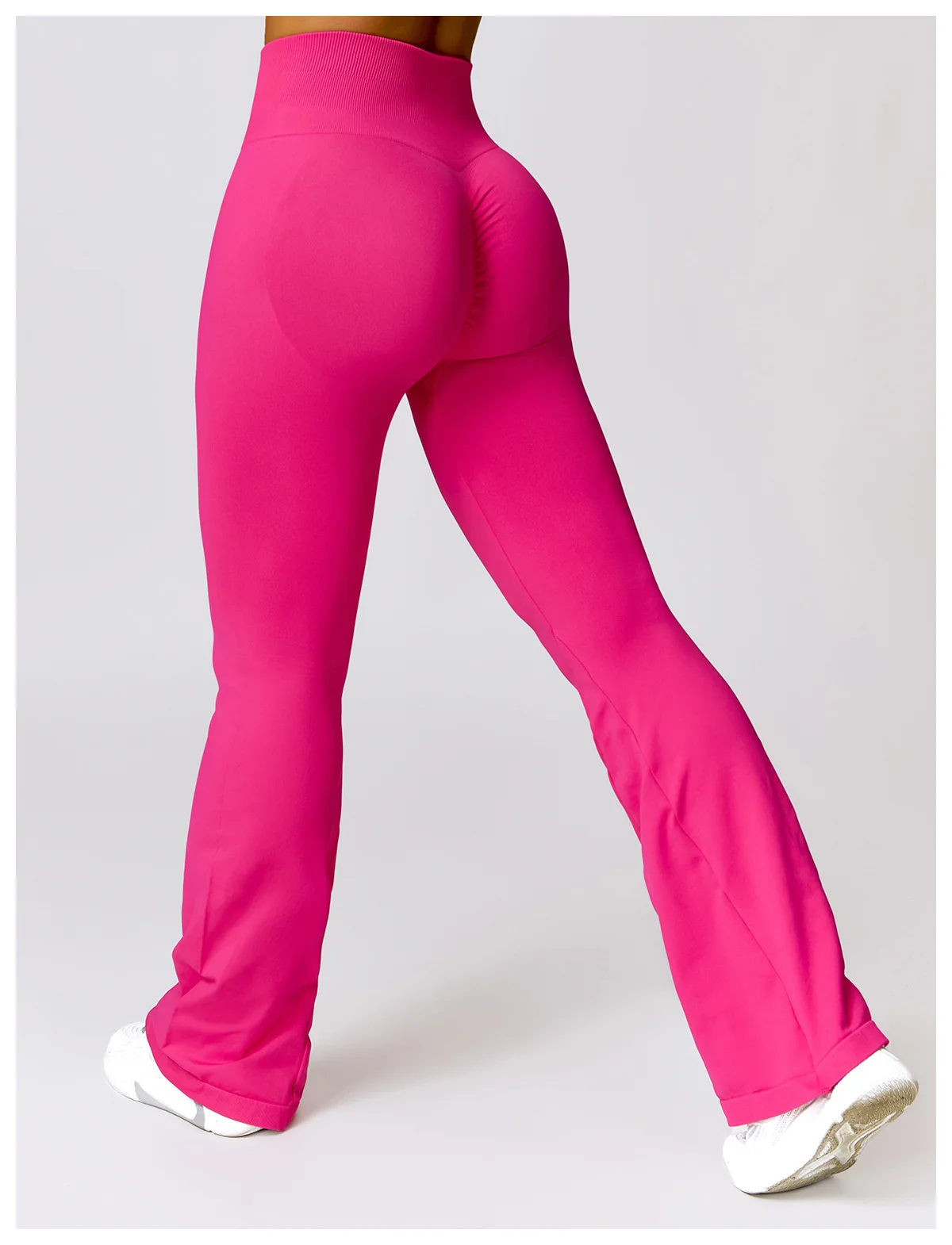 Seamless Flare Leggings Yoga Pants Women High Waist Wide Leg Pants Women Gym Workout Fitness Sports Flared Pant Dance Trousers - Image 28