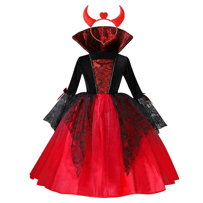 Girl Christmas Eve Scary Ruffle Dress Bow Suit Halloween Costume Girls Boys Sally Jack Cosplay Costume Tracksuit Party Outfits - Image 14