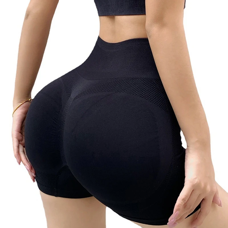 Women’s High Waist Sports Shorts – Stretch Fitness & Yoga Workout Shorts - Image 3
