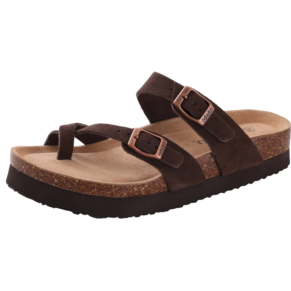New Women Clogs For Women Fashion Cork Suede Mules Slipper Classic Cork Antislip For Outdoor Slippers With Arch Support - Image 16