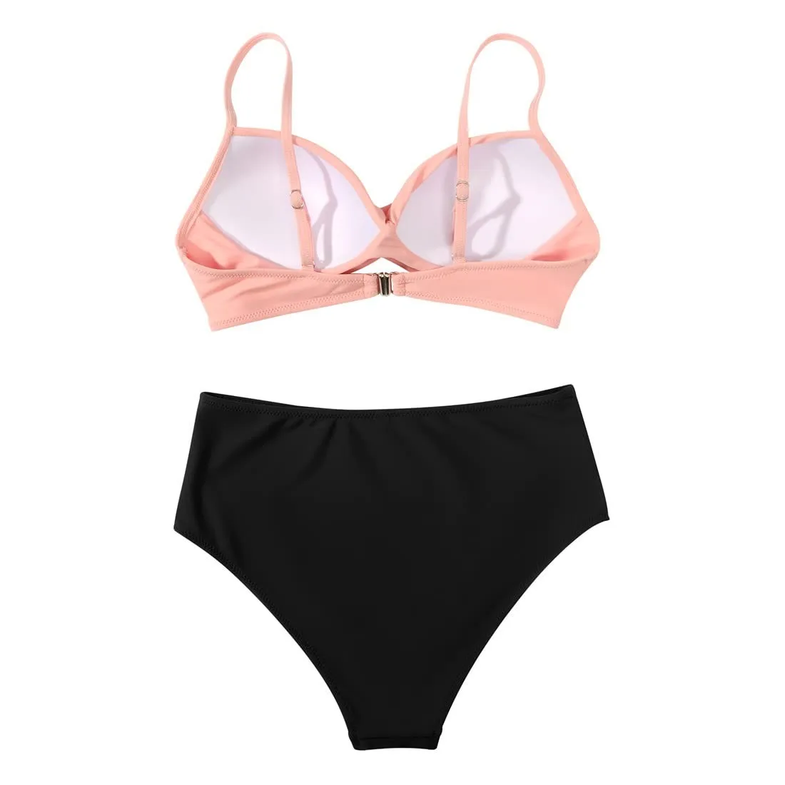 Sexy Based Print Split High Waist Bikini Swimsuit For Women 2 pcs - Image 14