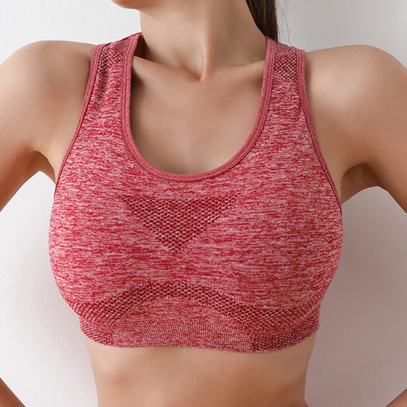 Women Sports Bras Yoga Top Vest High Shockproof Quick-drying Yoga Gym Running Fitness Underwear Ladies Seamless Sportswear - Image 30