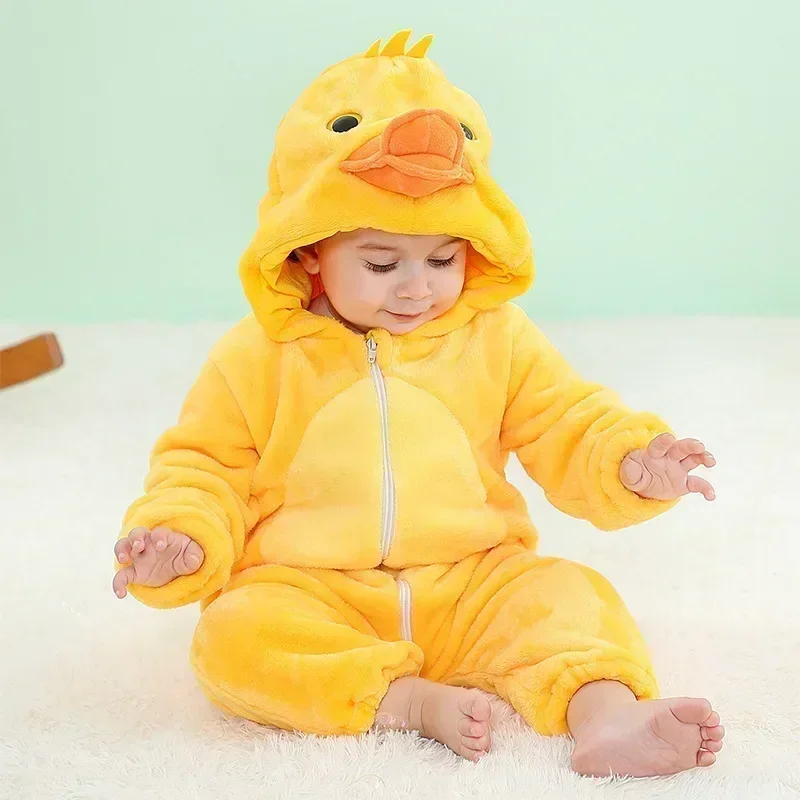 Baby Rompers Winter Kigurumi Lion Costume For Girls Boys Toddler Animal Jumpsuit Infant Clothes Pyjamas Kids Overalls Ropa Bebes - Image 20