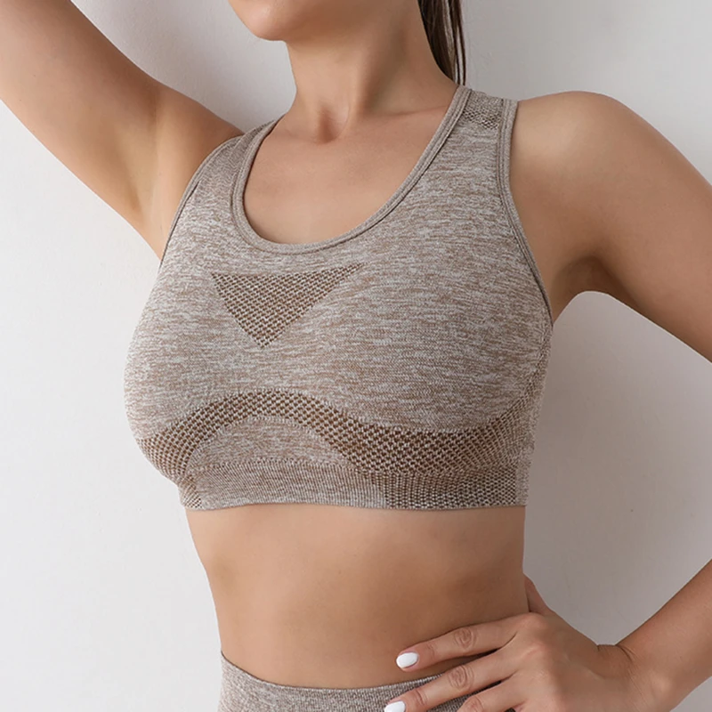 Women Sports Bras Yoga Top Vest High Shockproof Quick-drying Yoga Gym Running Fitness Underwear Ladies Seamless Sportswear - Image 42