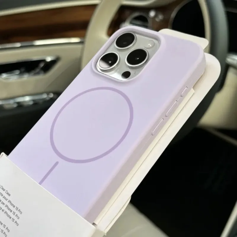 Luxury Liquid Silicone Case For iPhone 17 -11 for Magsafe Magnetic Wireless Charging Shockproof Case - Image 6