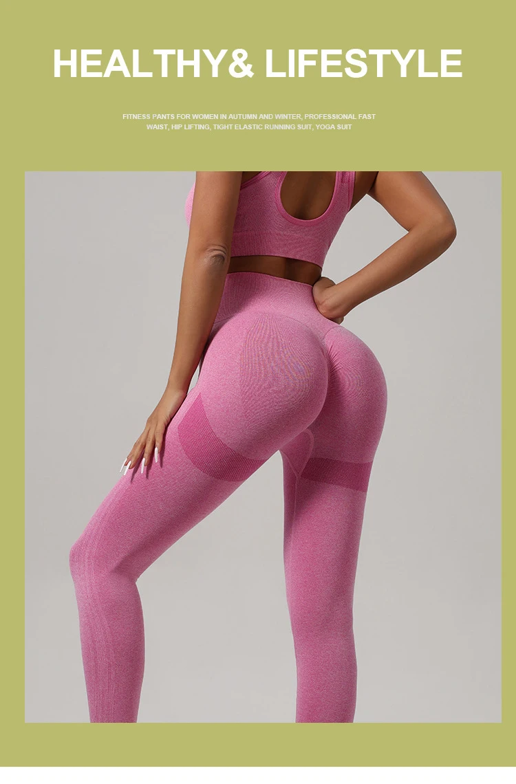 Women Padded Sports Bra High Waist Yoga Shorts Seamless Hip Lifting Gym Fitness Pants Workout Leggings Tights 2pcs Optional Set - Image 60