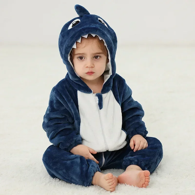 Baby Rompers Winter Kigurumi Lion Costume For Girls Boys Toddler Animal Jumpsuit Infant Clothes Pyjamas Kids Overalls Ropa Bebes - Image 9