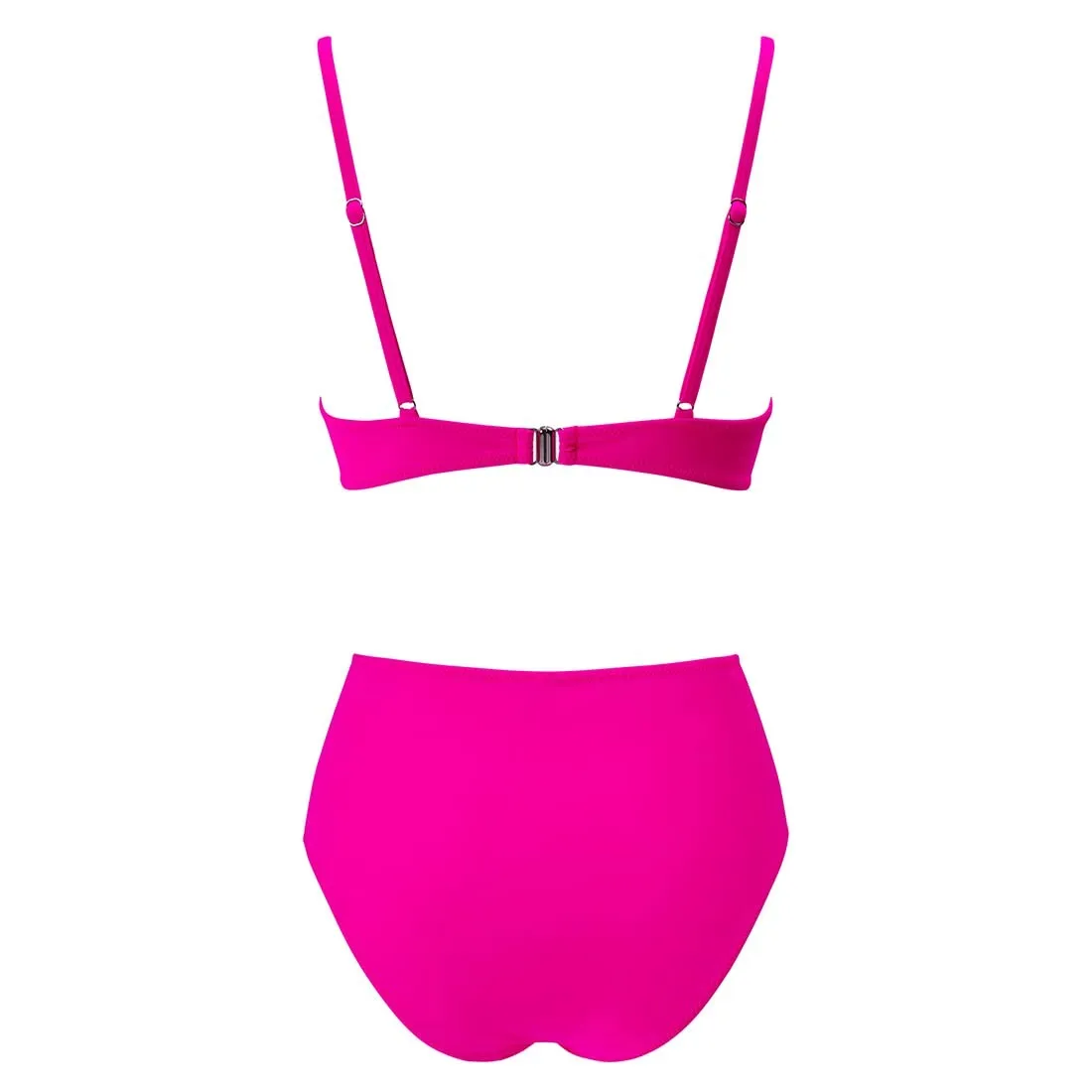 Sexy Based Print Split High Waist Bikini Swimsuit For Women 2 pcs - Image 27