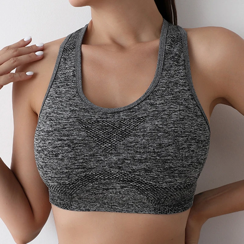 Women Sports Bras Yoga Top Vest High Shockproof Quick-drying Yoga Gym Running Fitness Underwear Ladies Seamless Sportswear - Image 25