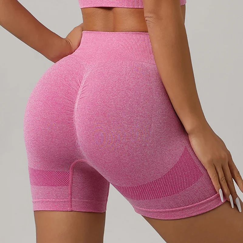 Women Padded Sports Bra High Waist Yoga Shorts Seamless Hip Lifting Gym Fitness Pants Workout Leggings Tights 2pcs Optional Set - Image 11