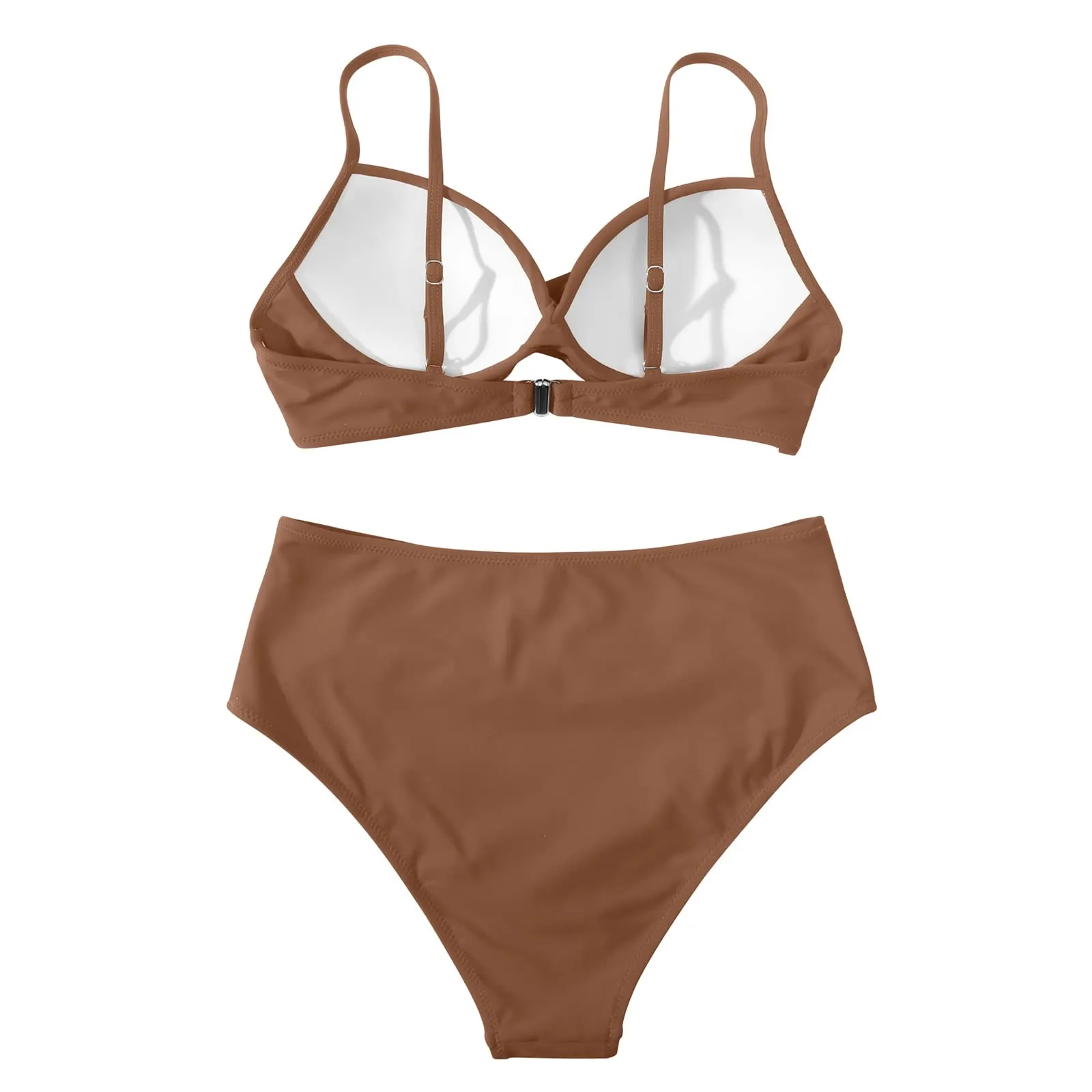 Sexy Based Print Split High Waist Bikini Swimsuit For Women 2 pcs - Image 31